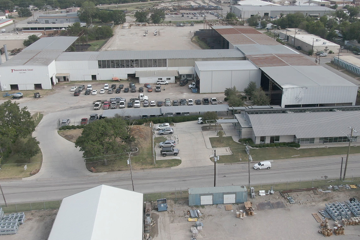 Thorton Fw Aerial View - Thornton Steel