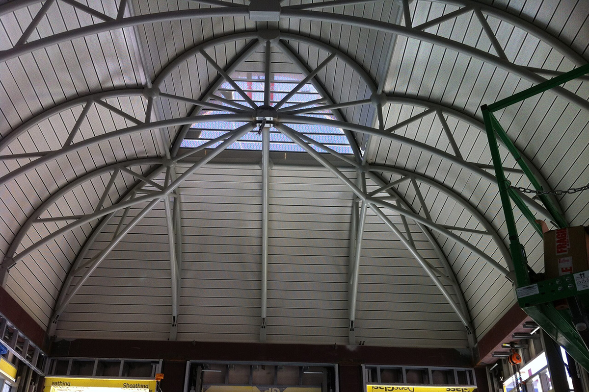 Custom Steel Roof Feature - Thornton Steel